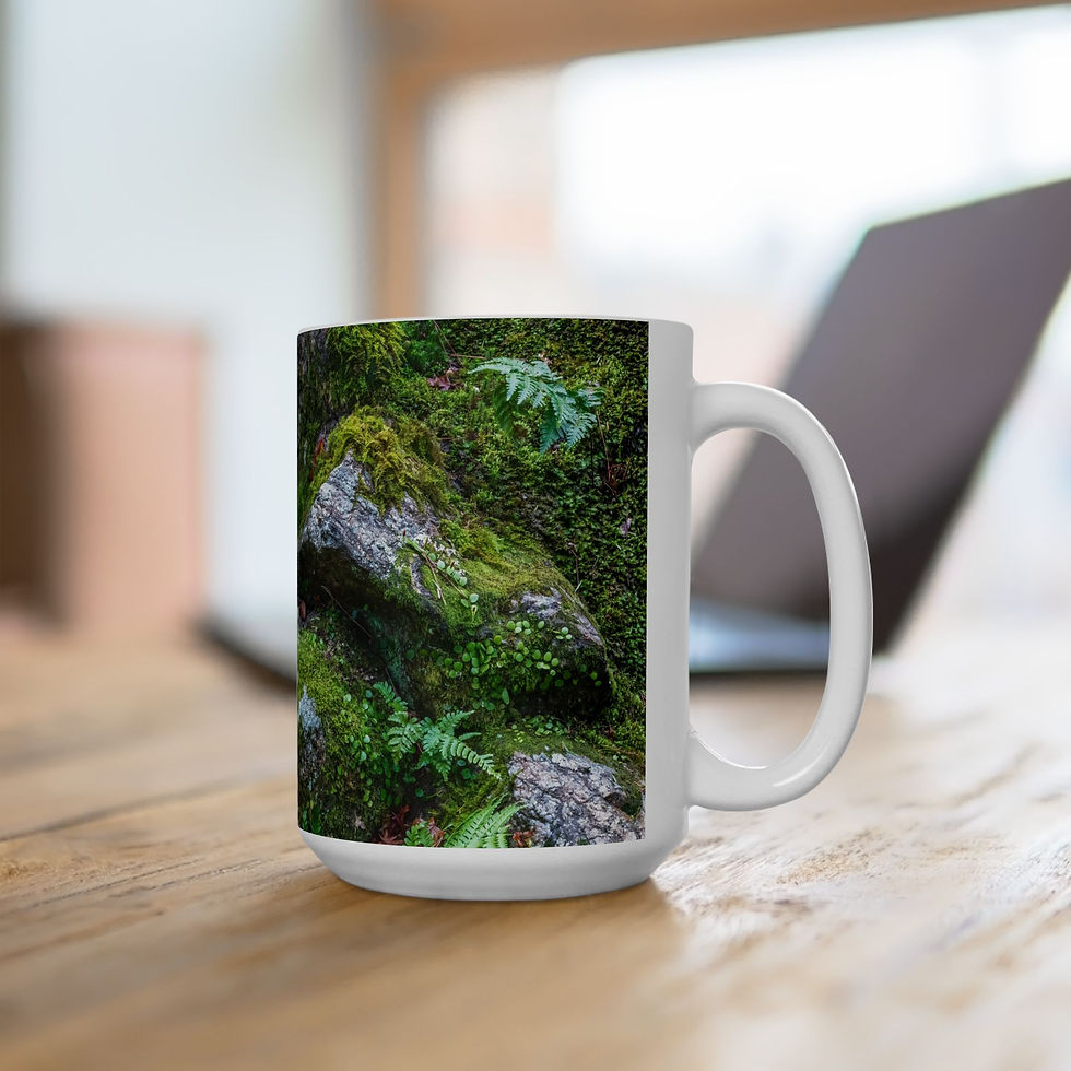 Thumbnail: Japan - Tranquil Japanese Garden Right-Handed Ceramic Photo Mug