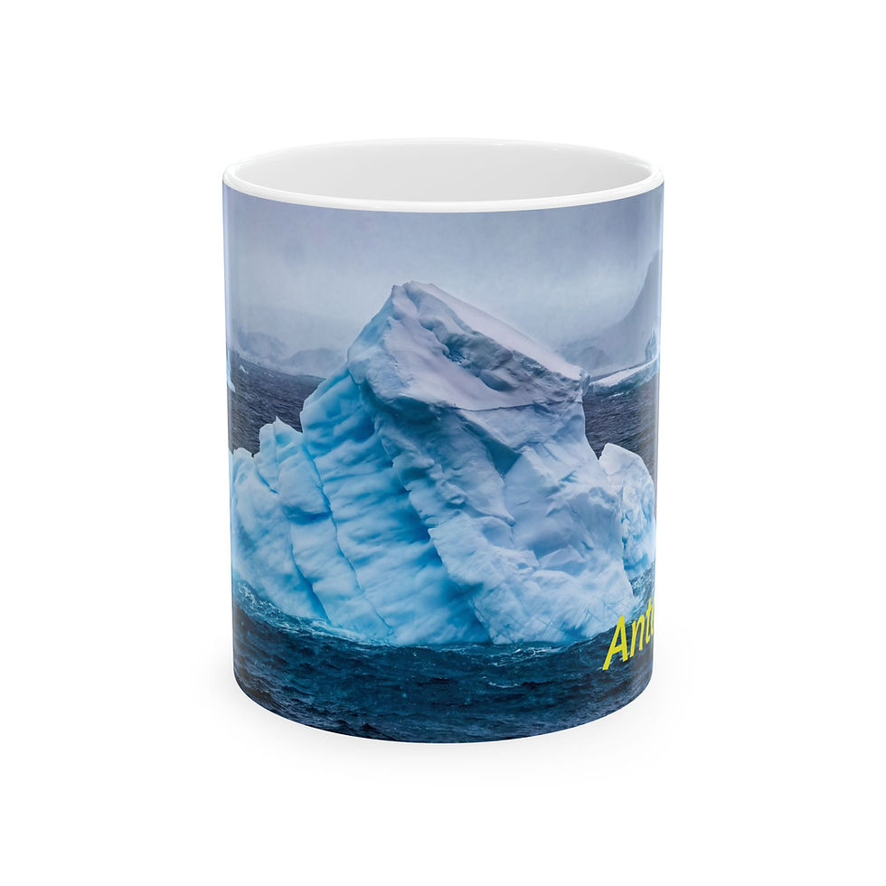 Thumbnail: Antarctica - Iceberg Left-Handed Ceramic Photo Mug