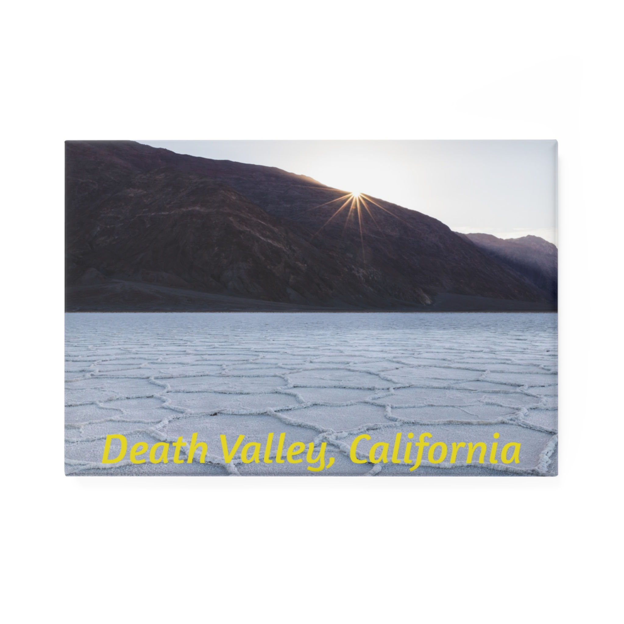 California - Death Valley, Badwater Basin Rectangular Magnet