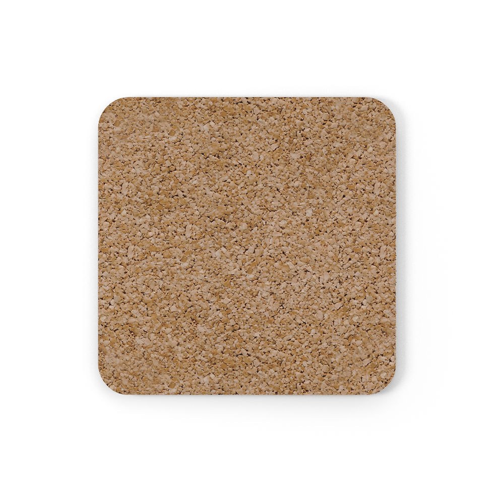 Thumbnail: Arizona - Ground Squirrel Mother and Baby Cork-Backed Coaster (Single)