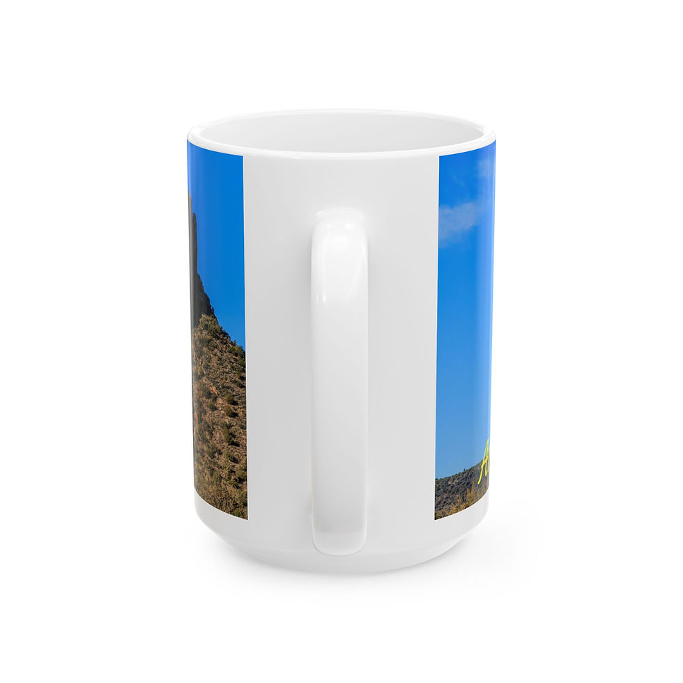 Thumbnail: Arizona - Sedona Balloon and Red Rock Butte Right-Handed Ceramic Photo Mug