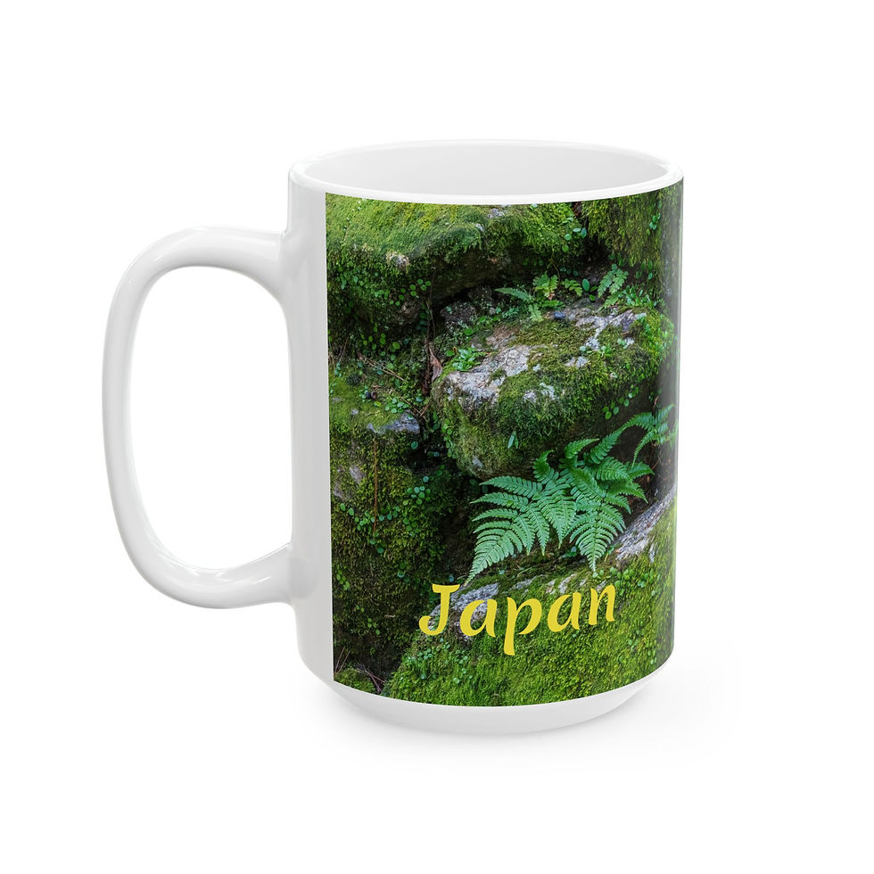 Thumbnail: Japan - Tranquil Japanese Garden Right-Handed Ceramic Photo Mug