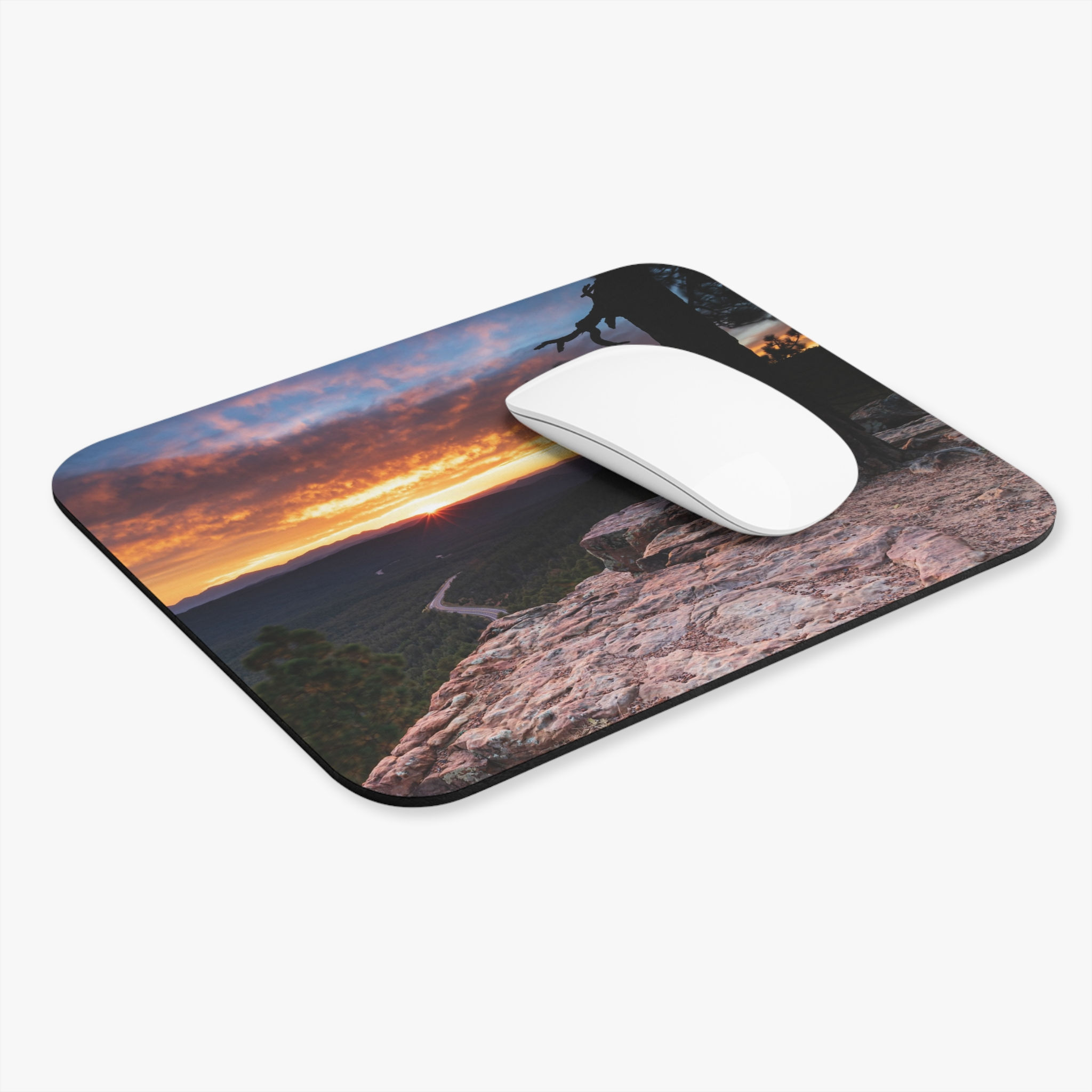 Arizona - Mountain Forest Sunset Mouse Pad