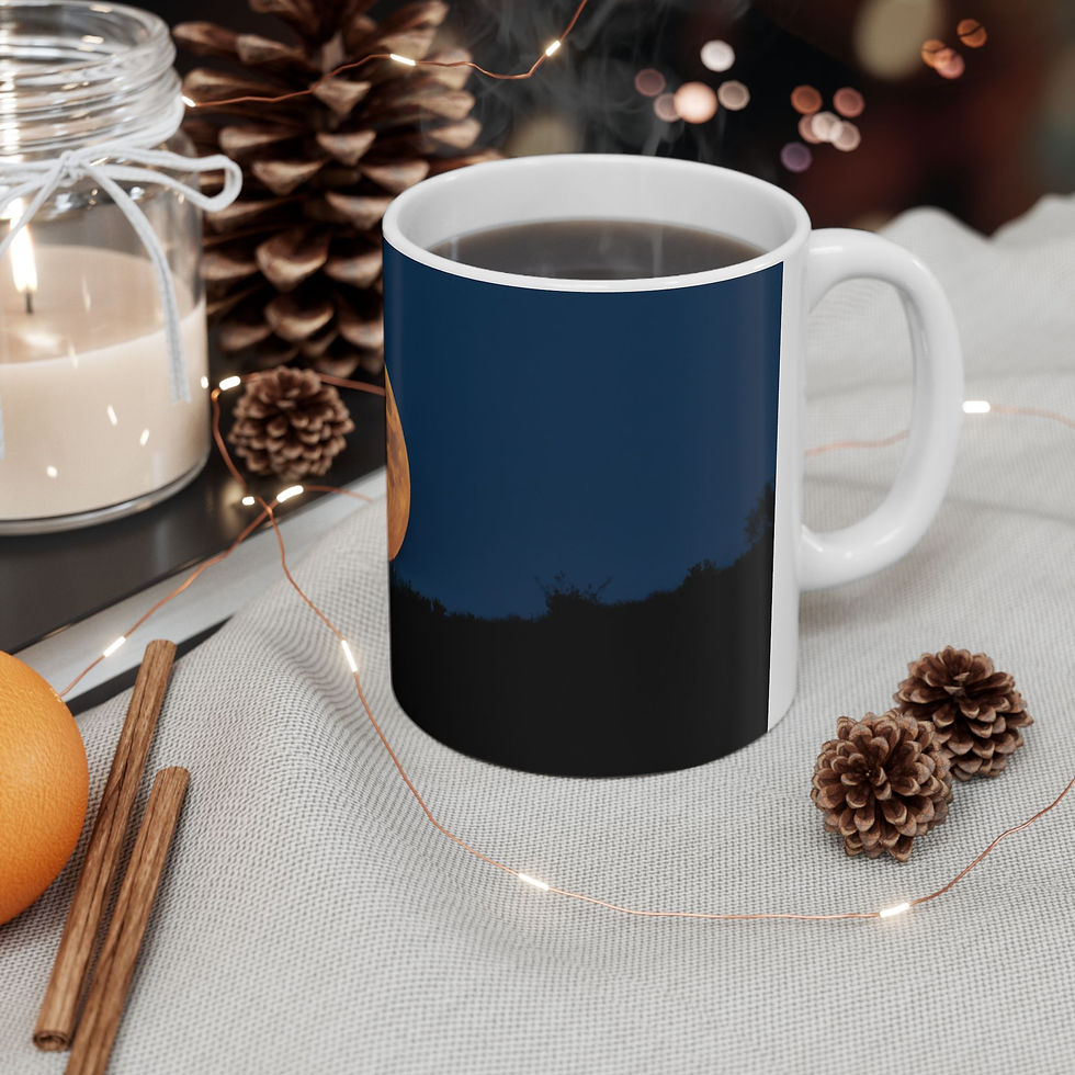 Thumbnail: Arizona - Desert Moonrise Right-Handed Ceramic Photo Mug