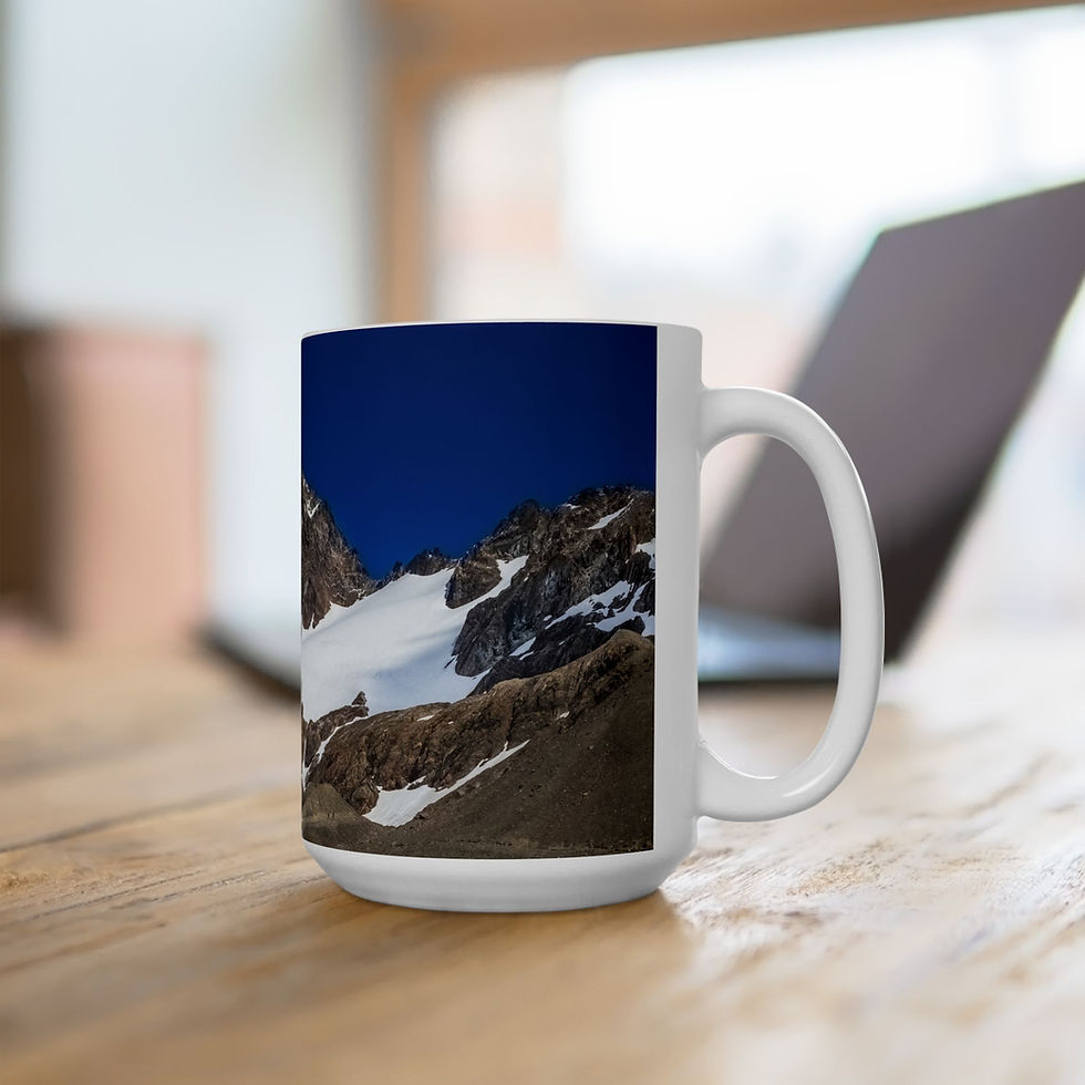 Thumbnail: Argentina - Patagonia Mountains Landscape Right-Handed Ceramic Photo Mug