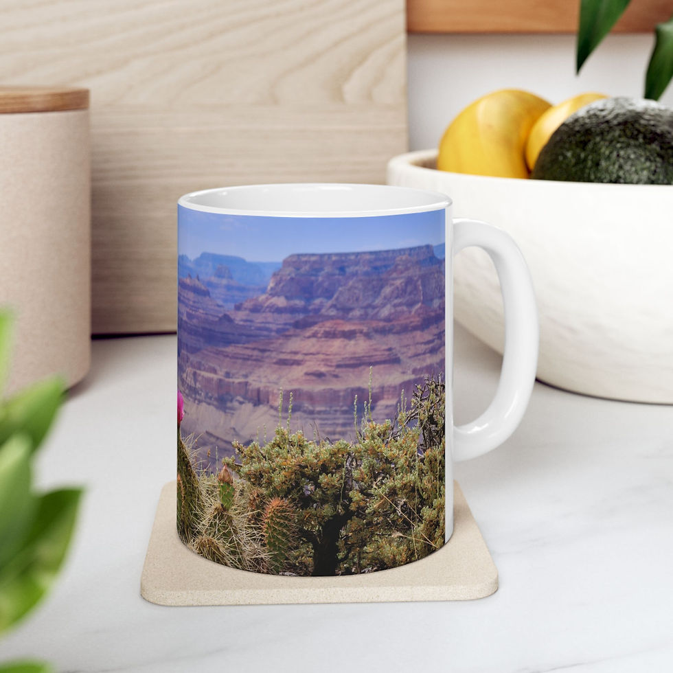 Thumbnail: Arizona - Grand Canyon Flower Right-Handed Ceramic Photo Mug