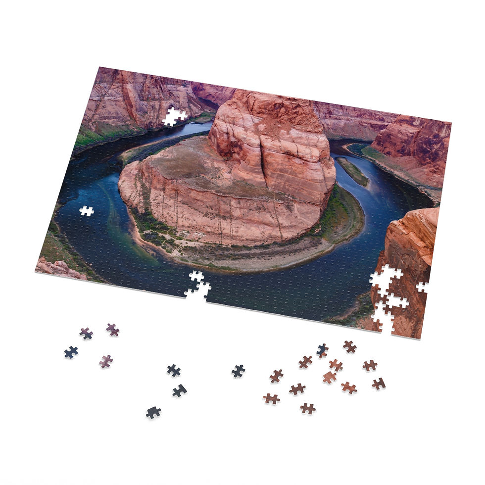 Thumbnail: Arizona - Horseshoe Bend Jigsaw Puzzle with Tin (252, 500, 1000-Piece)