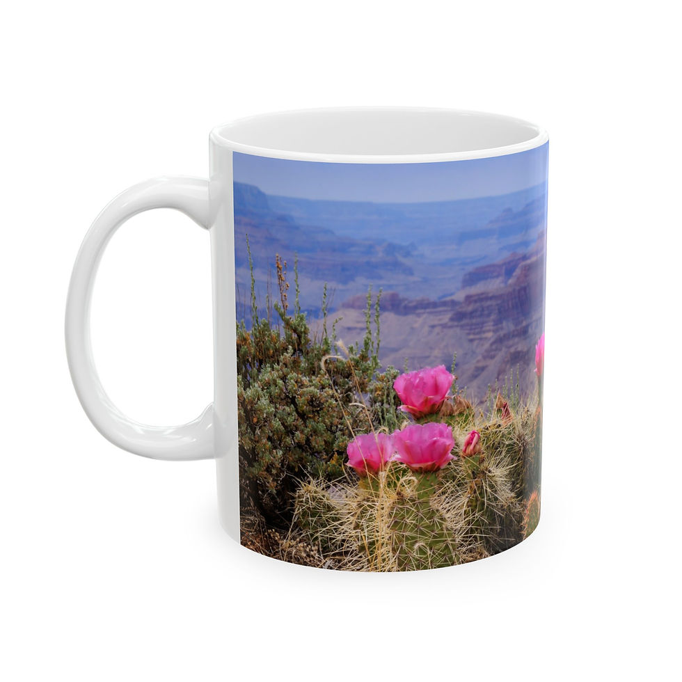 Thumbnail: Arizona - Grand Canyon Flower Left-Handed Ceramic Photo Mug