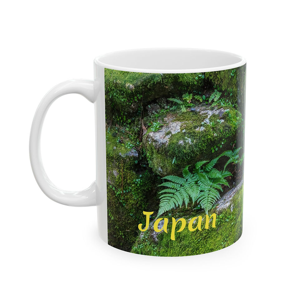 Thumbnail: Japan - Tranquil Japanese Garden Right-Handed Ceramic Photo Mug
