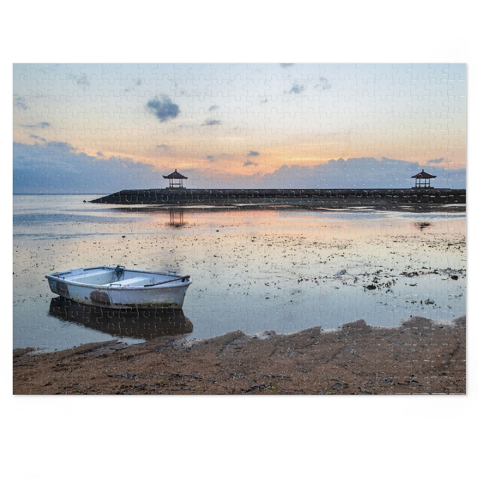 Thumbnail: Bali Sunrise Beach Jigsaw Puzzle with Tin (252, 500, 1000-Piece)