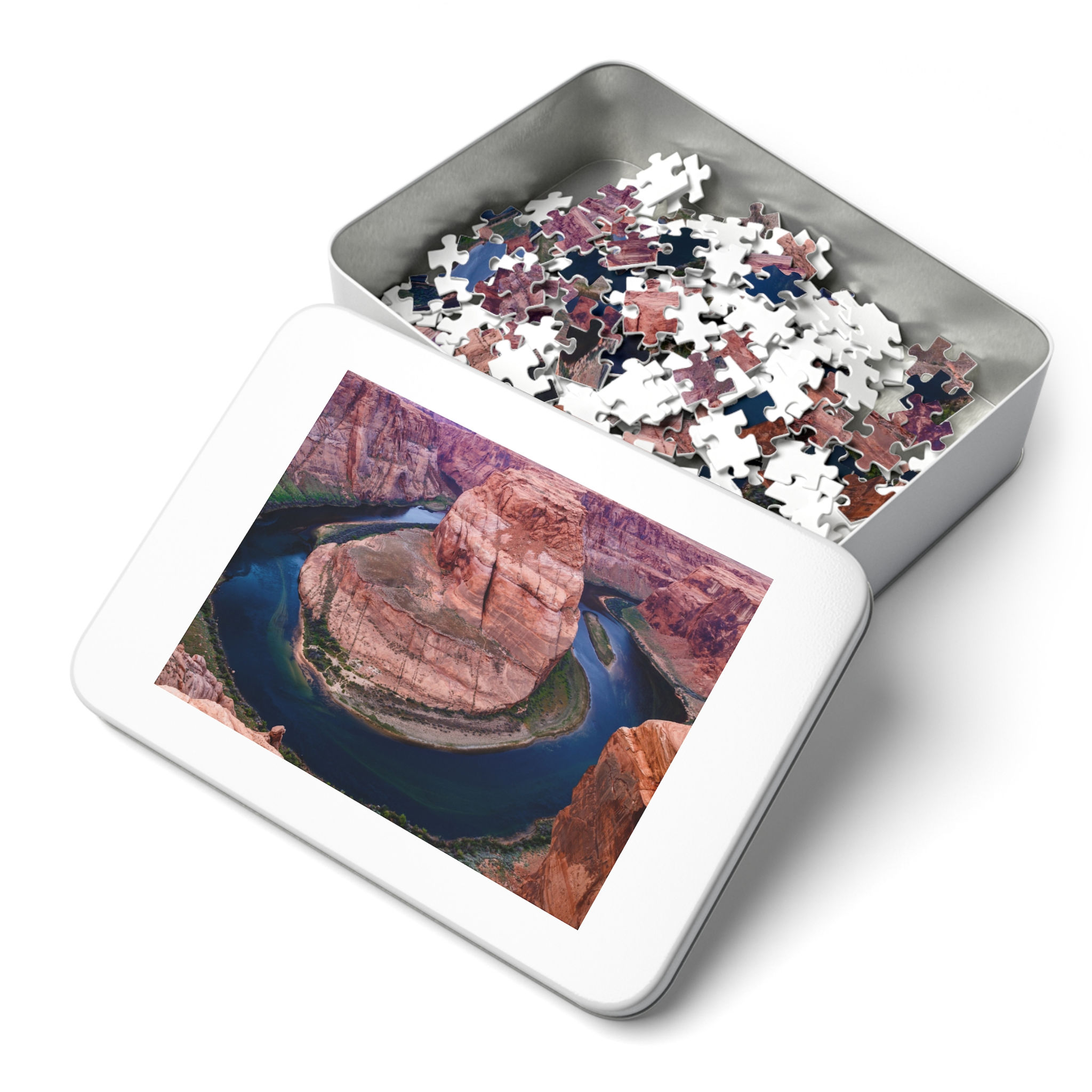 Arizona - Horseshoe Bend Jigsaw Puzzle with Tin (252, 500, 1000-Piece)