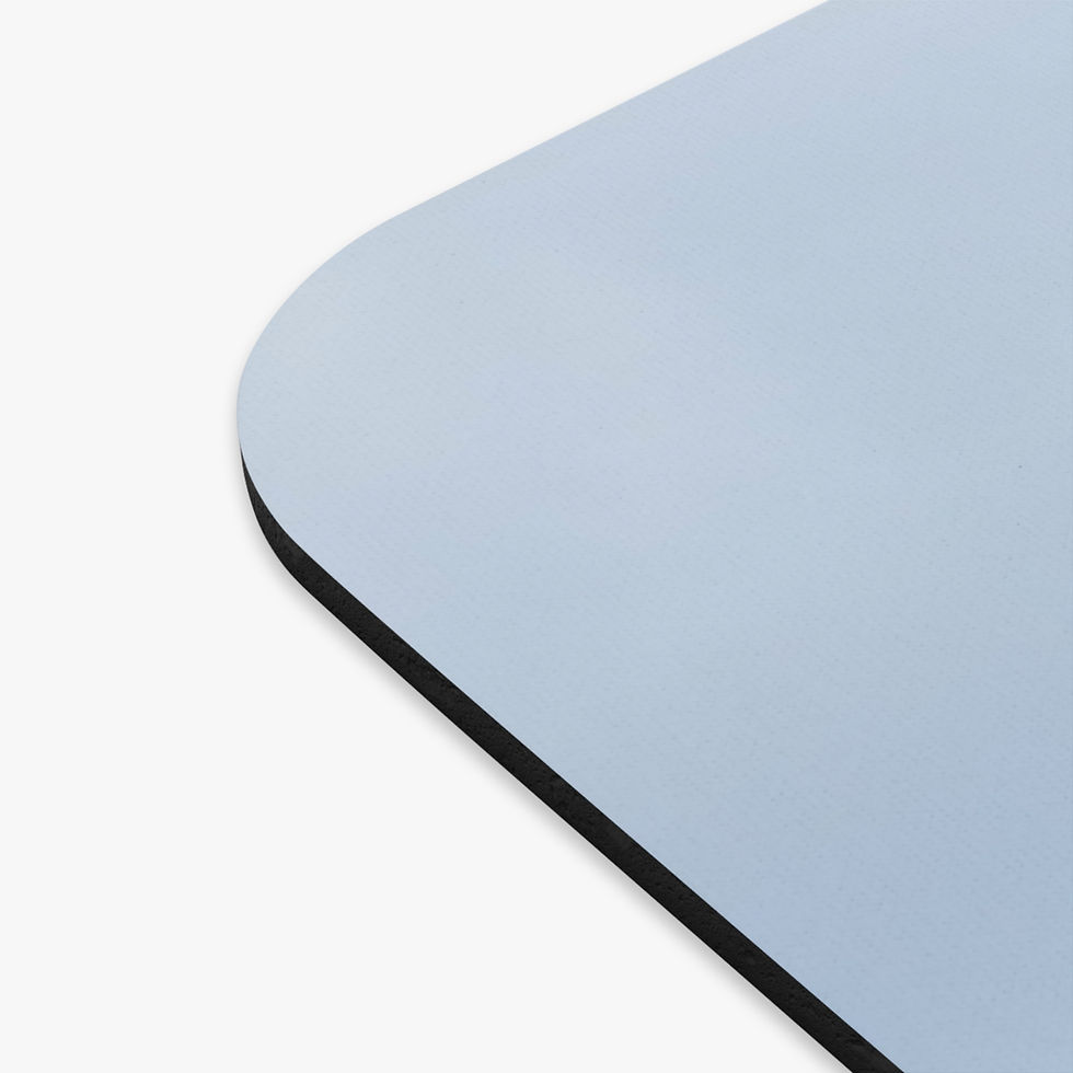 Thumbnail: Custom photo mouse pad, solitary penguin, Antarctica, corner view.