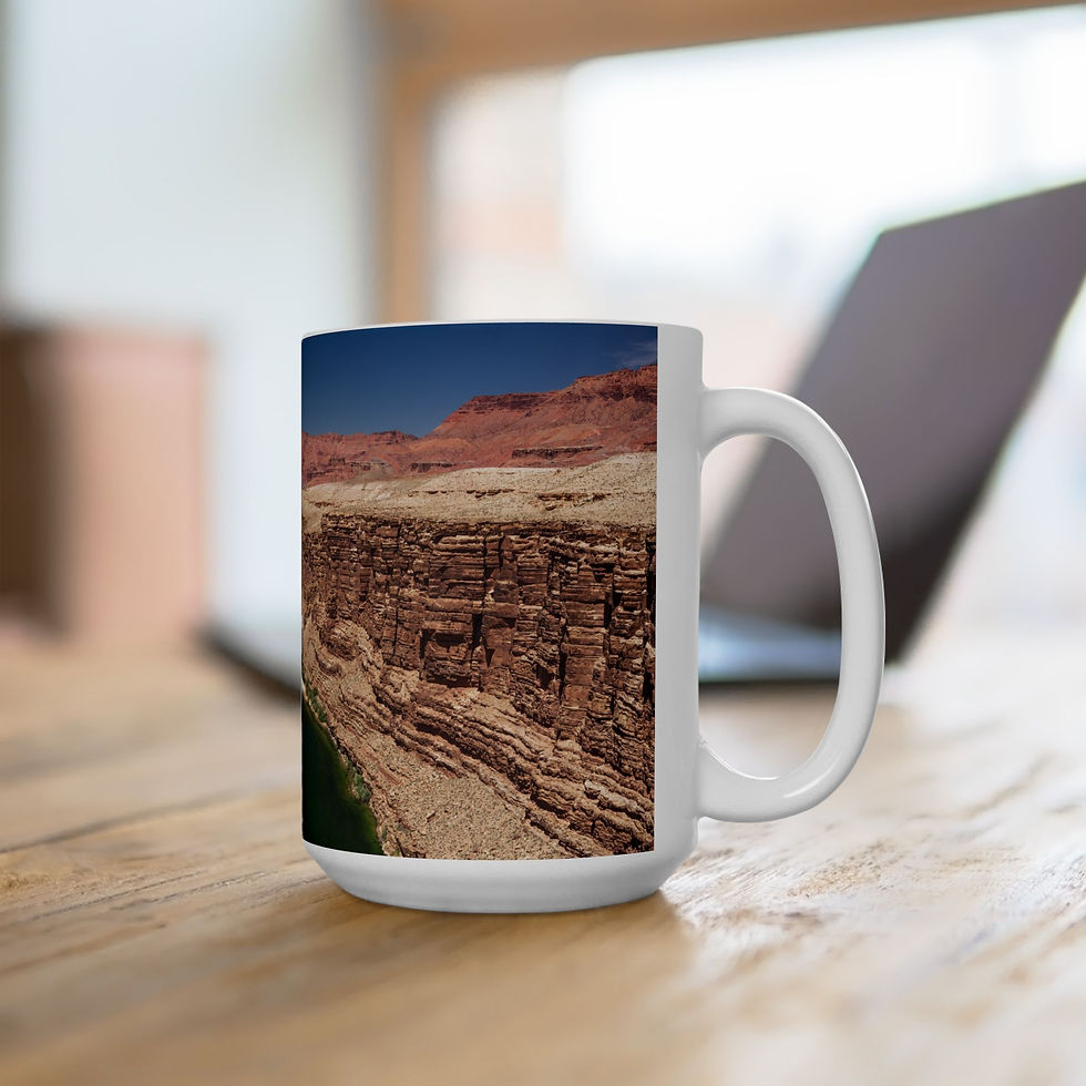 Thumbnail: Arizona - Navajo Bridge, Colorado River Right-Handed Ceramic Photo Mug