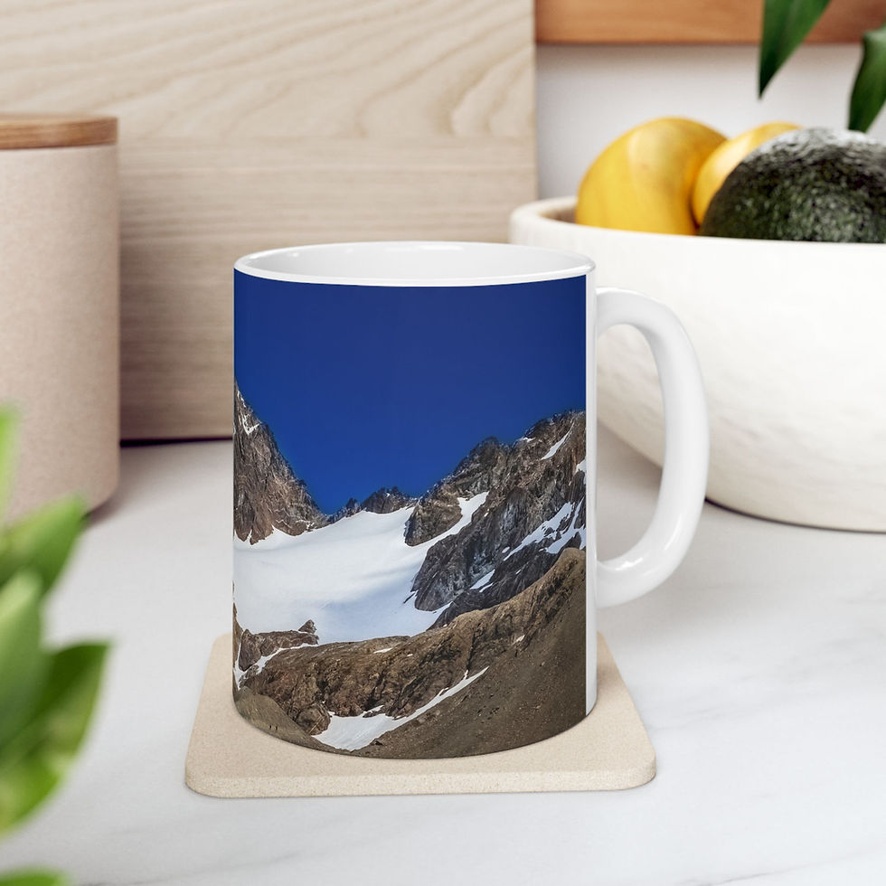 Thumbnail: Argentina - Patagonia Mountains Landscape Right-Handed Ceramic Photo Mug