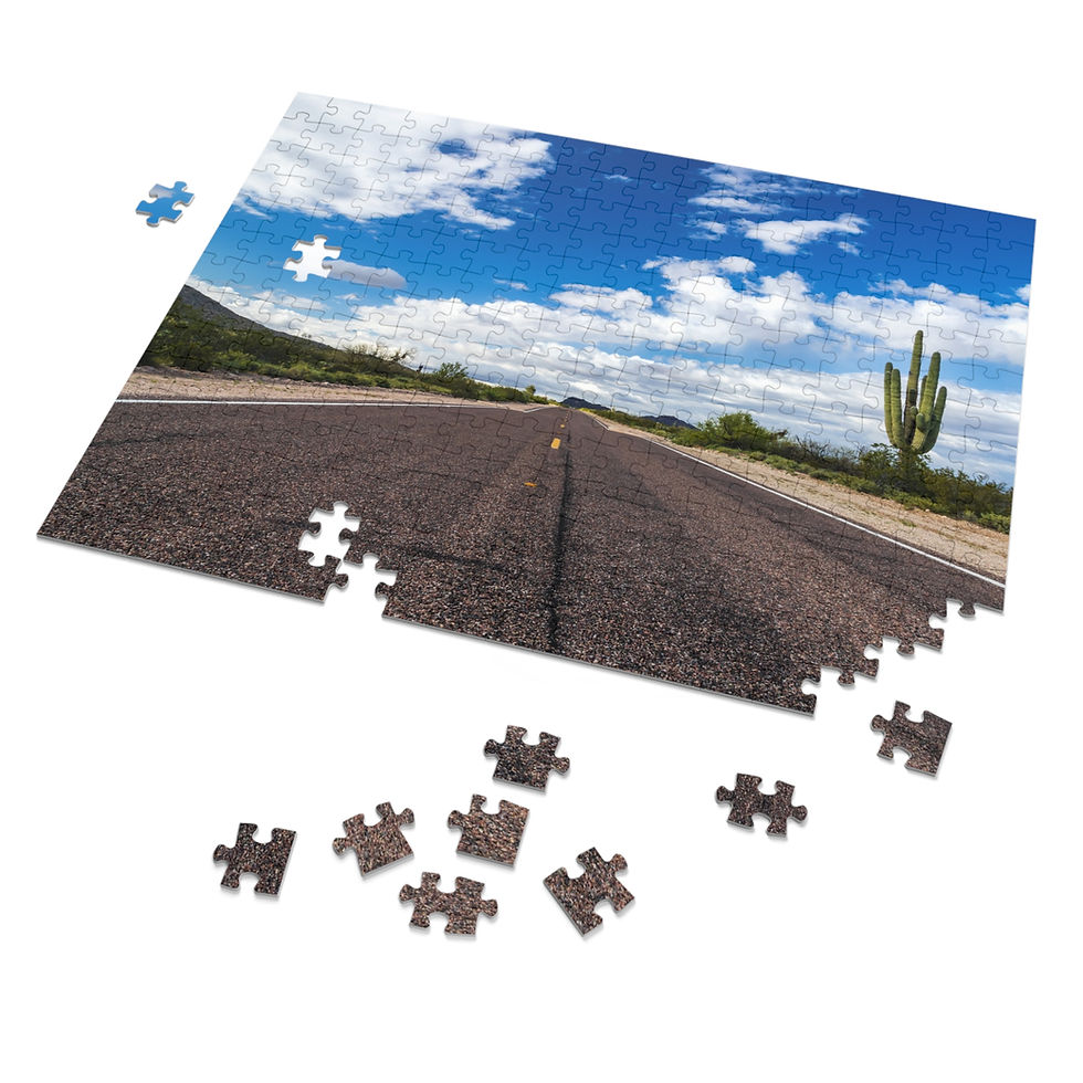 Thumbnail: Arizona Highway Jigsaw Puzzle with Tin (252, 500, 1000-Piece)