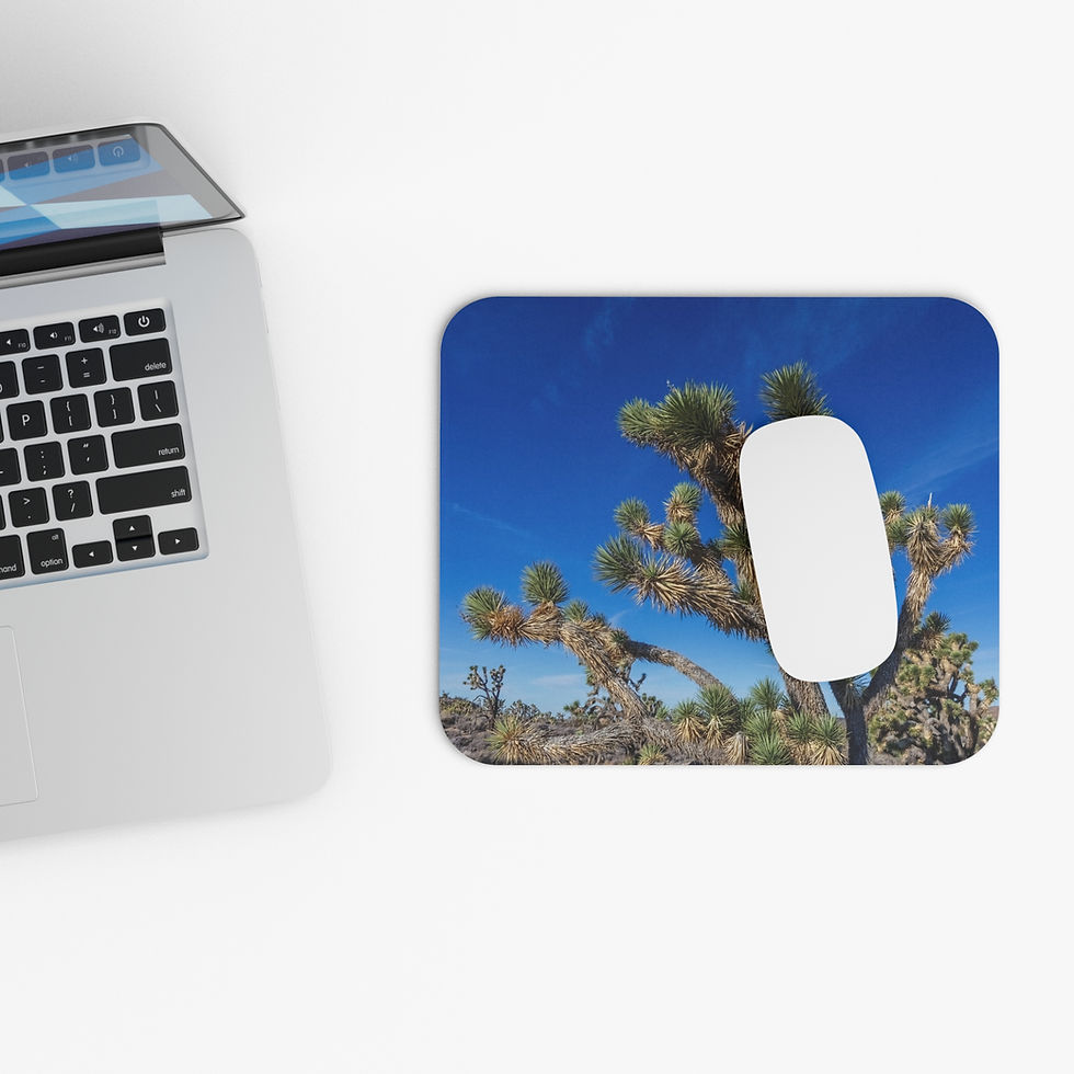 Thumbnail: Custom photo mouse pad with the image of the strange looking Joshua tree in the Mojave Desert of California.