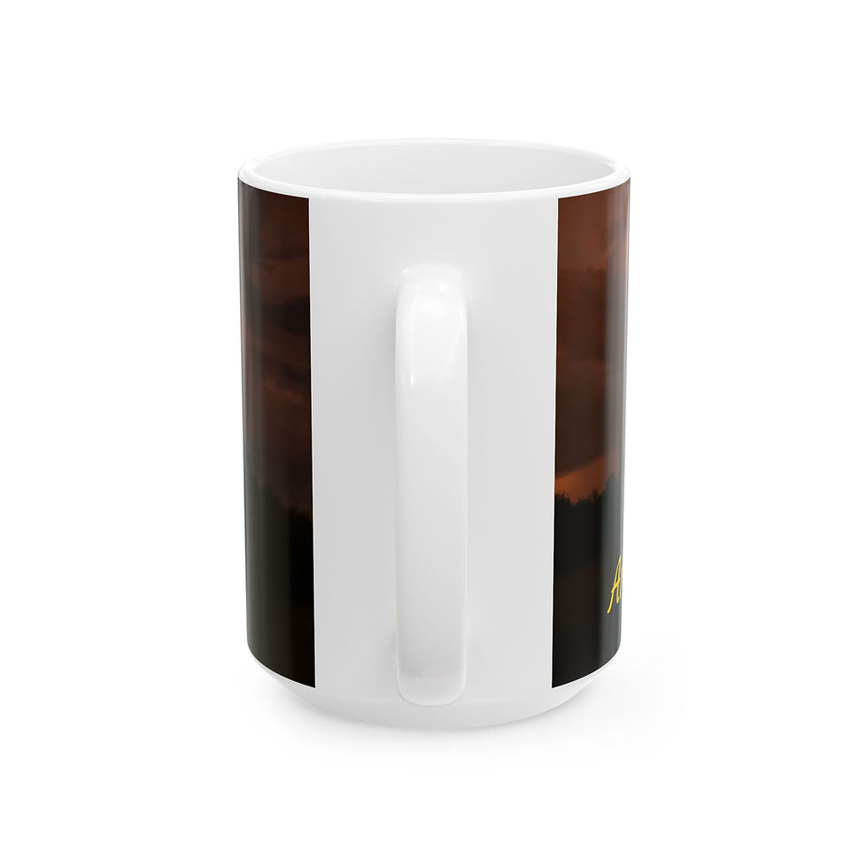 Thumbnail: Arizona Lightning Storm Right-Handed Ceramic Photo Mug