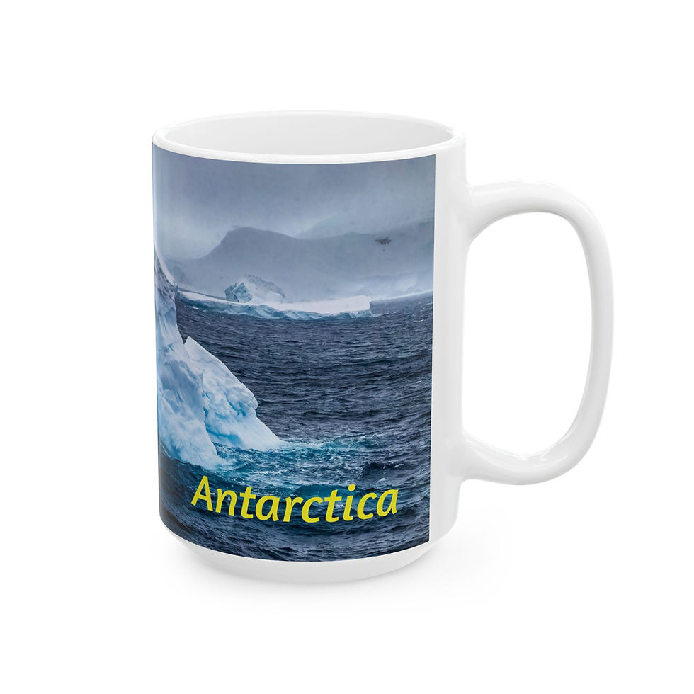 Thumbnail: Antarctica - Iceberg Left-Handed Ceramic Photo Mug