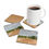 Thumbnail: Kansas - Rural Country Dirt Farm Road Eco-Friendly Corkwood Coaster Set