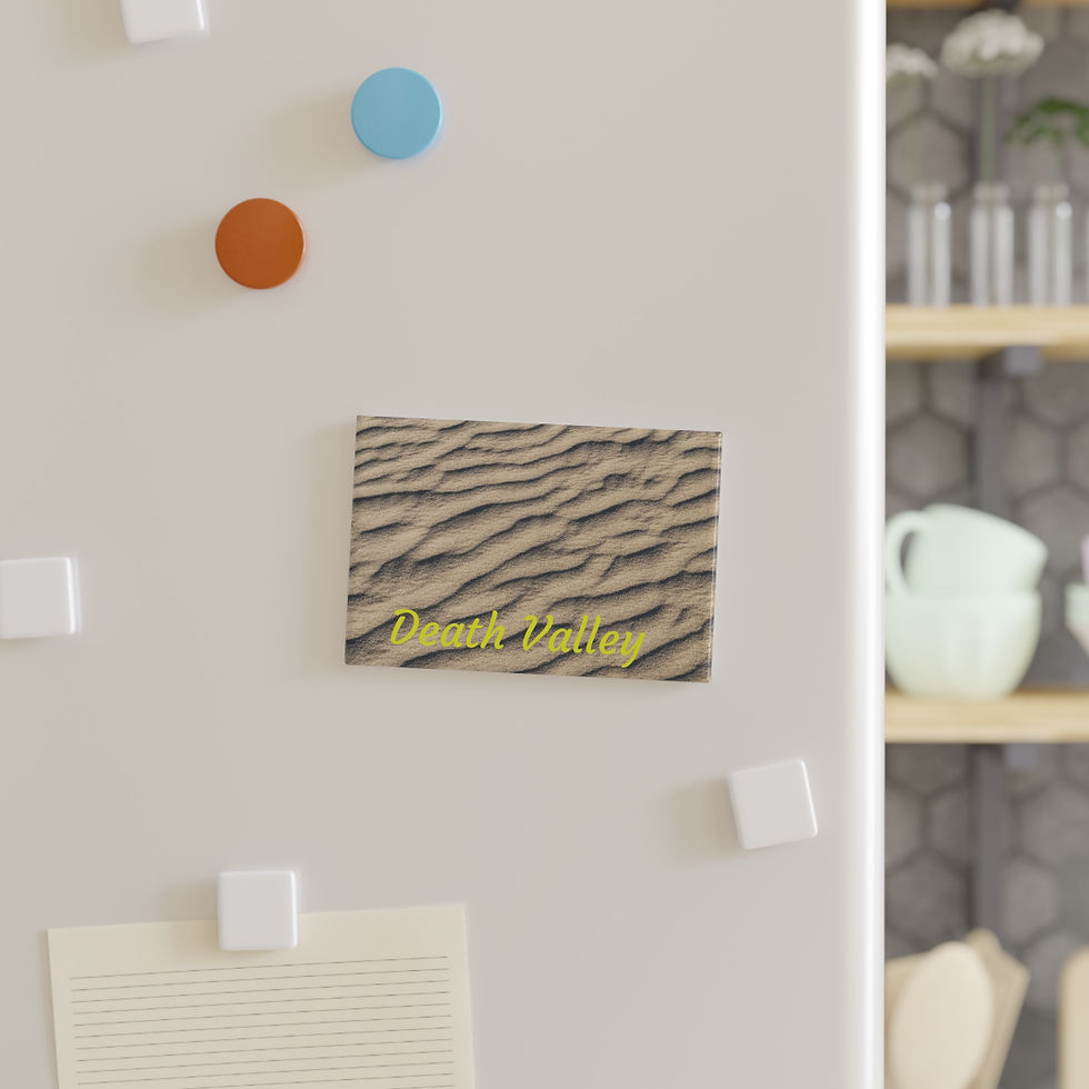 Thumbnail: California - Death Valley Sand Dune Ripples Rectangular Magnet