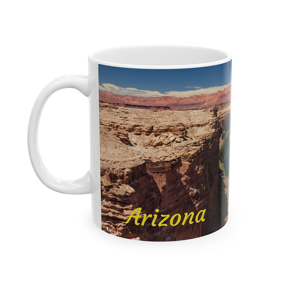 Thumbnail: Arizona - Navajo Bridge, Colorado River Right-Handed Ceramic Photo Mug