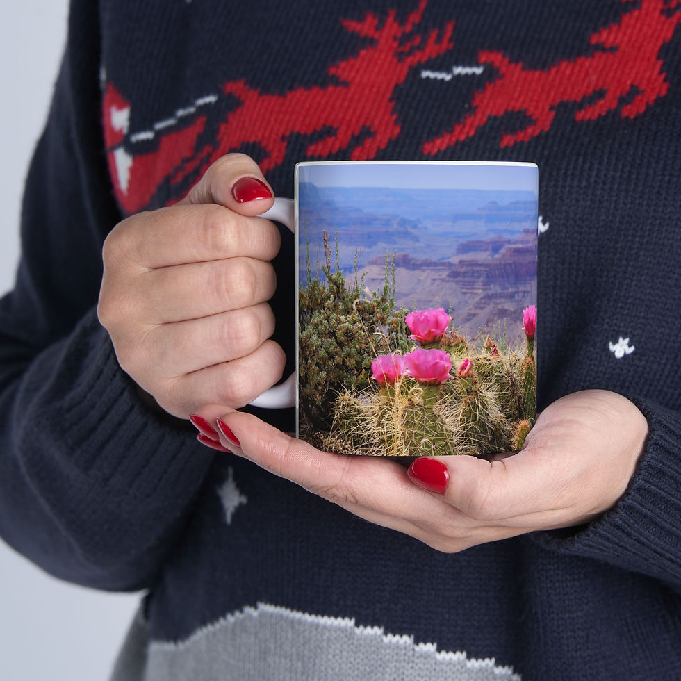 Thumbnail: Arizona - Grand Canyon Flower Left-Handed Ceramic Photo Mug