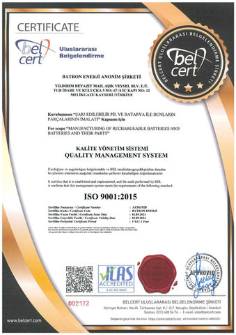 Batron ISO 9001