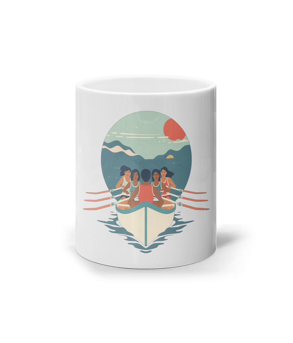 Start your day with a splash of colour and the thrill of the waves! This bold, vibrant mug showcases the popular sport of gig