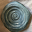 Thumbnail: Blue hand-built stoneware bowl with spiral glaze pattern