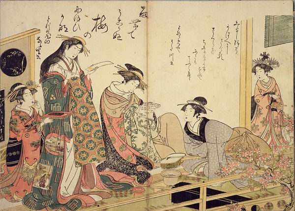 「吉原傾城新美人合自筆鏡」 山東京伝（北尾政演）