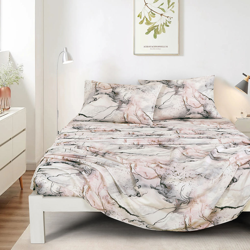 Marble Print Sheet Set