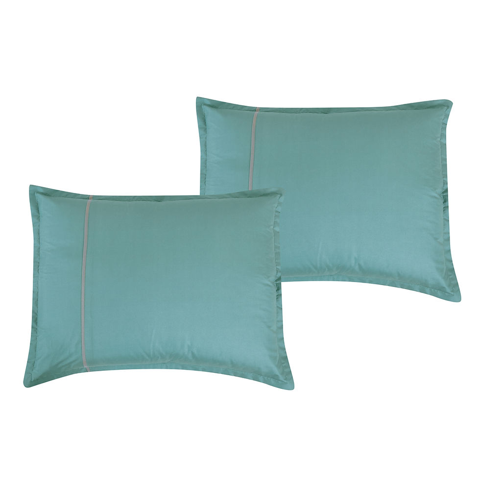 Thumbnail: Bed in a Bag Floral Teal and Gray Comforter Set