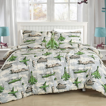 Military Army Green Kids Comforter Set