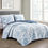 Thumbnail: Blue Paisley Quilt Set