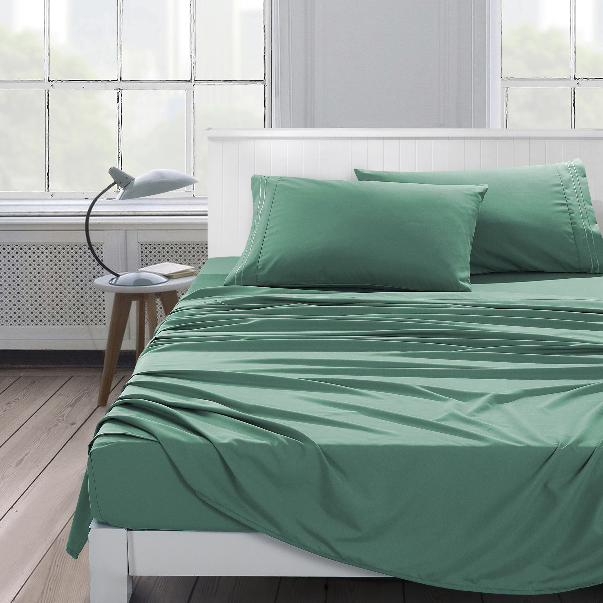 Green Bed Sheet Set - Bedding Sheet Set
