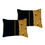 Thumbnail: Black & Gold Geometric Comforter Set
