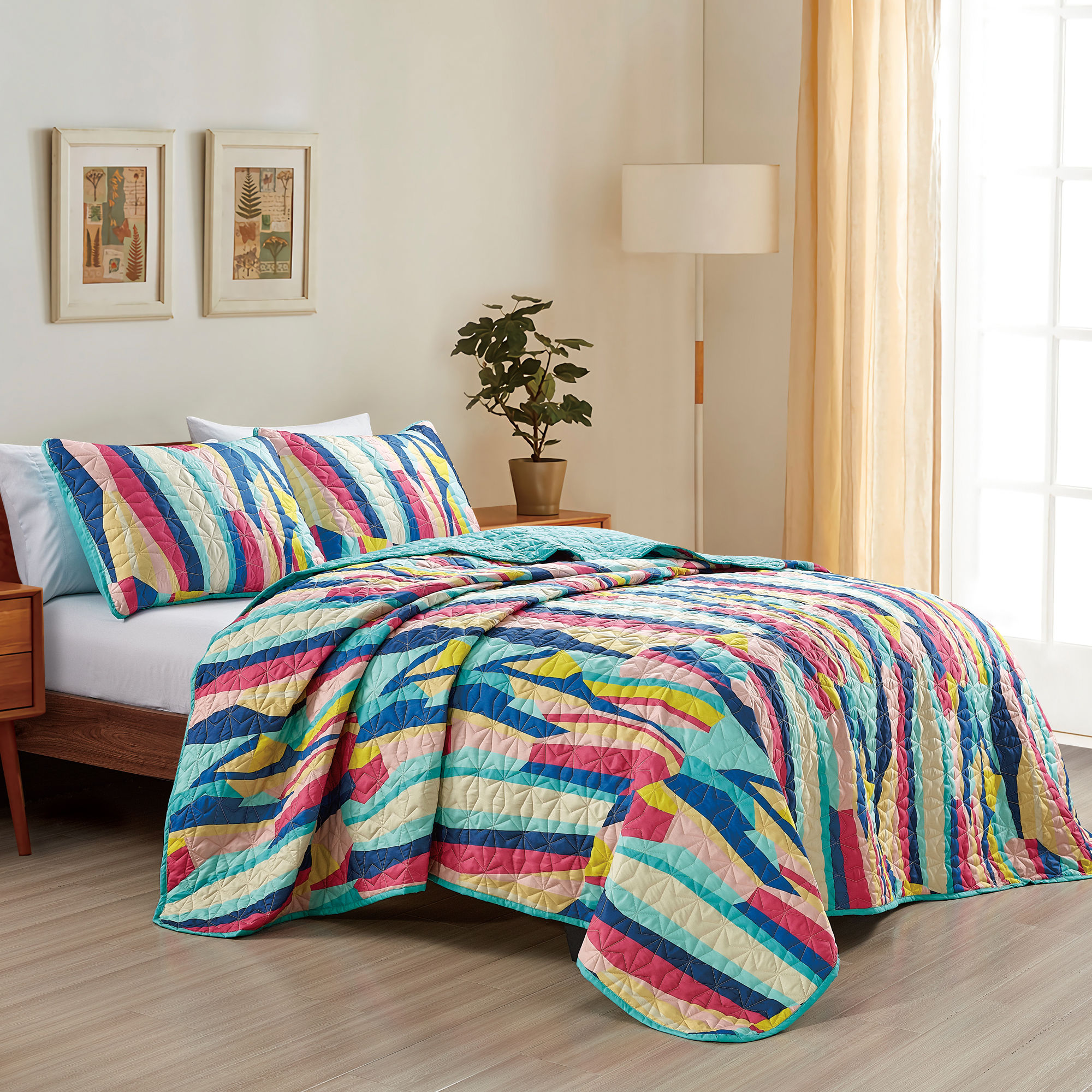Abstract Bedspread Set