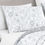 Thumbnail: Grey Floral Cotton Coverlet Set
