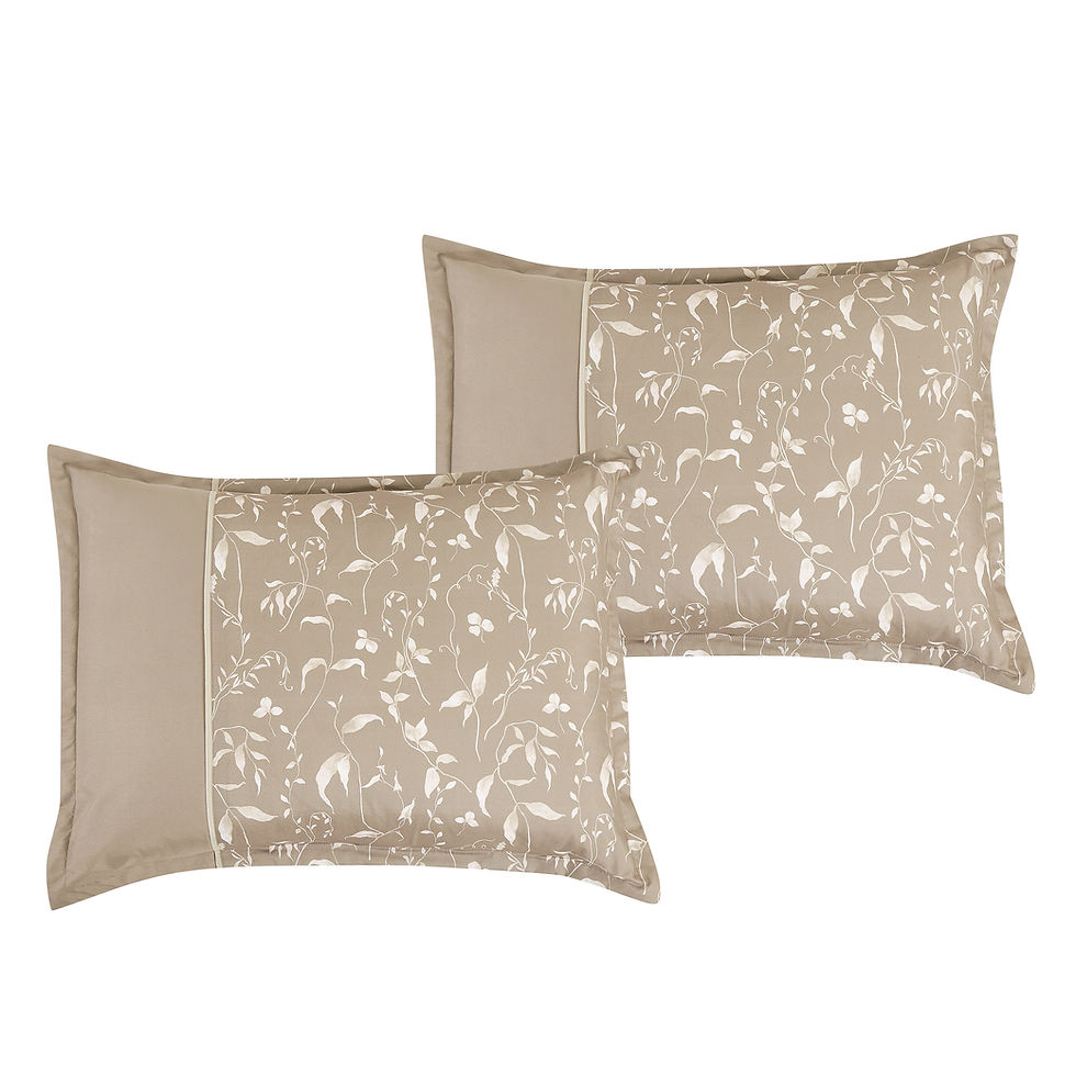 Thumbnail: Bed in a Bag Taupe and Beige Comforter and Sheet Set