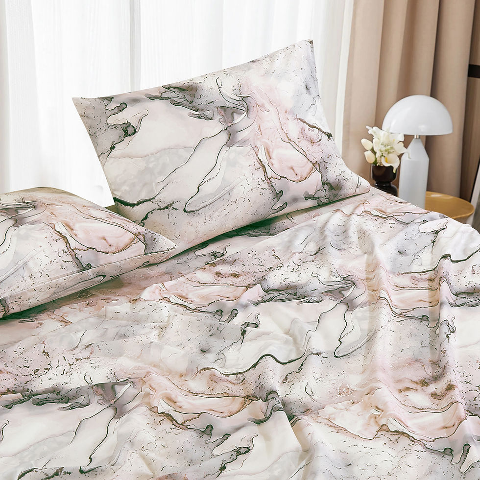Thumbnail: Marble Print Sheet Set