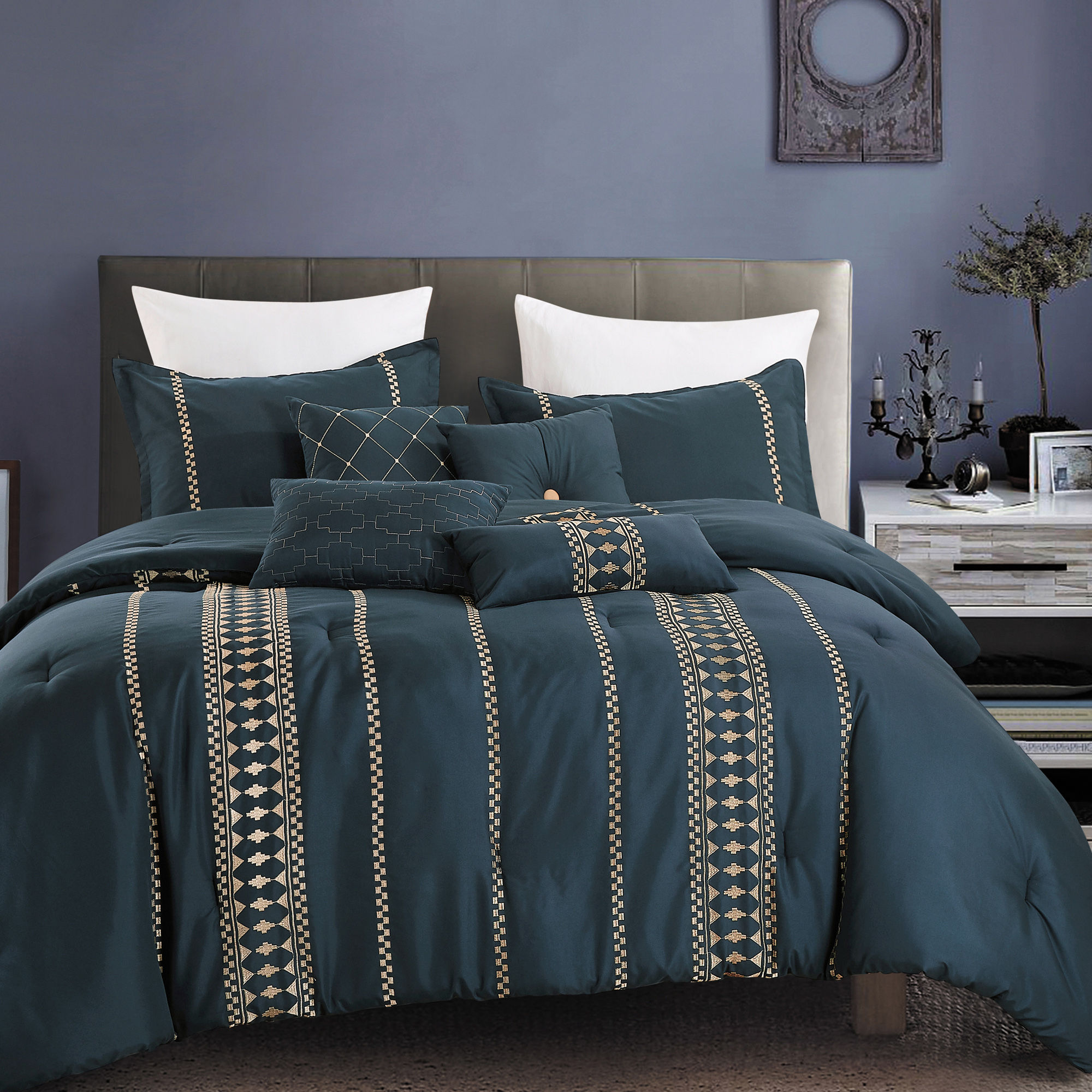 Blue Comforter Set
