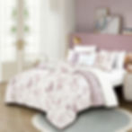 Mauve Dusty Purple Comforter Set