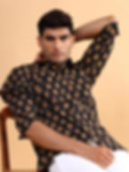 jaipur hand print men shirt