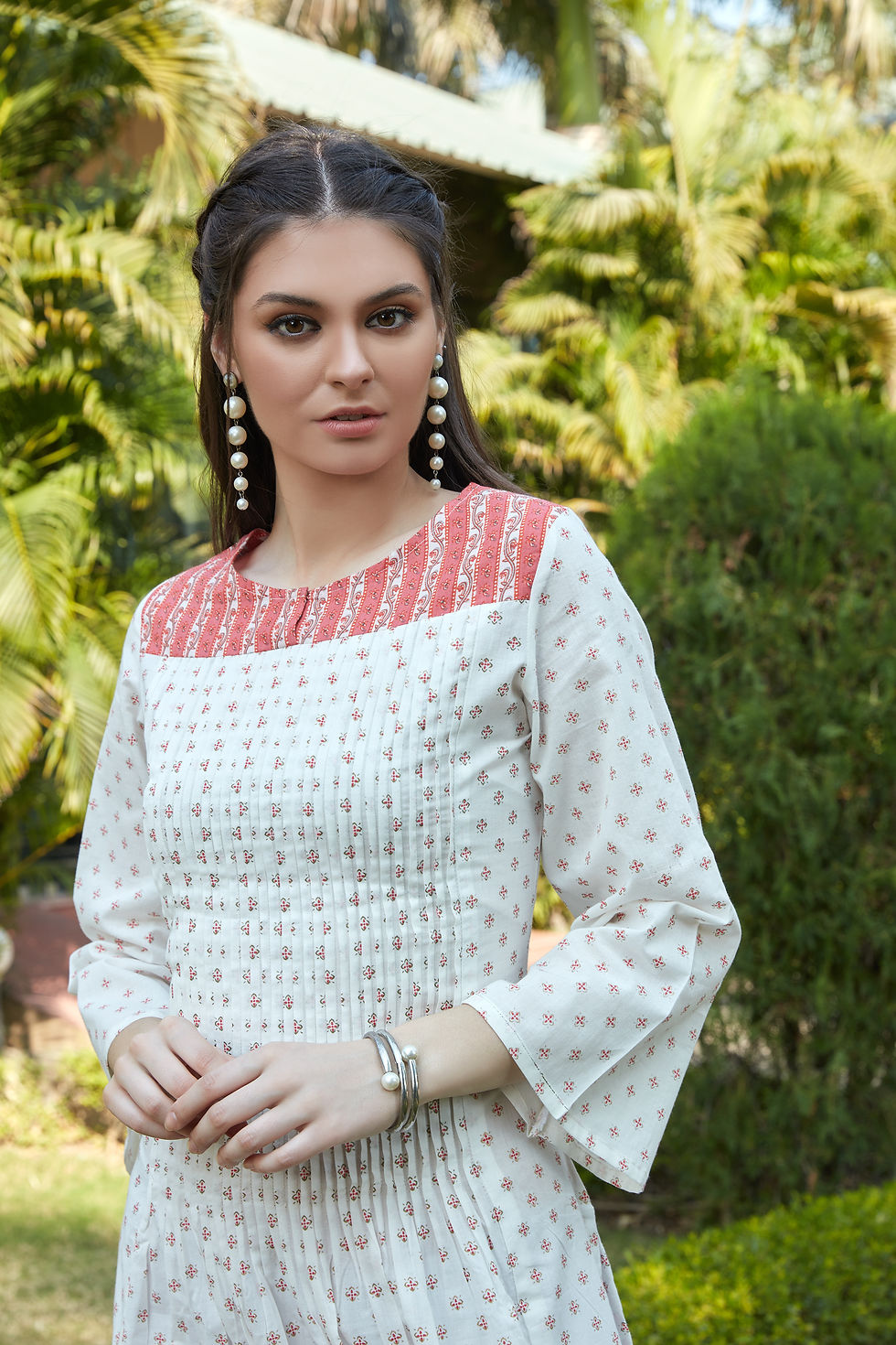 Thumbnail: Pearl || Flared A-line Printed Kurti