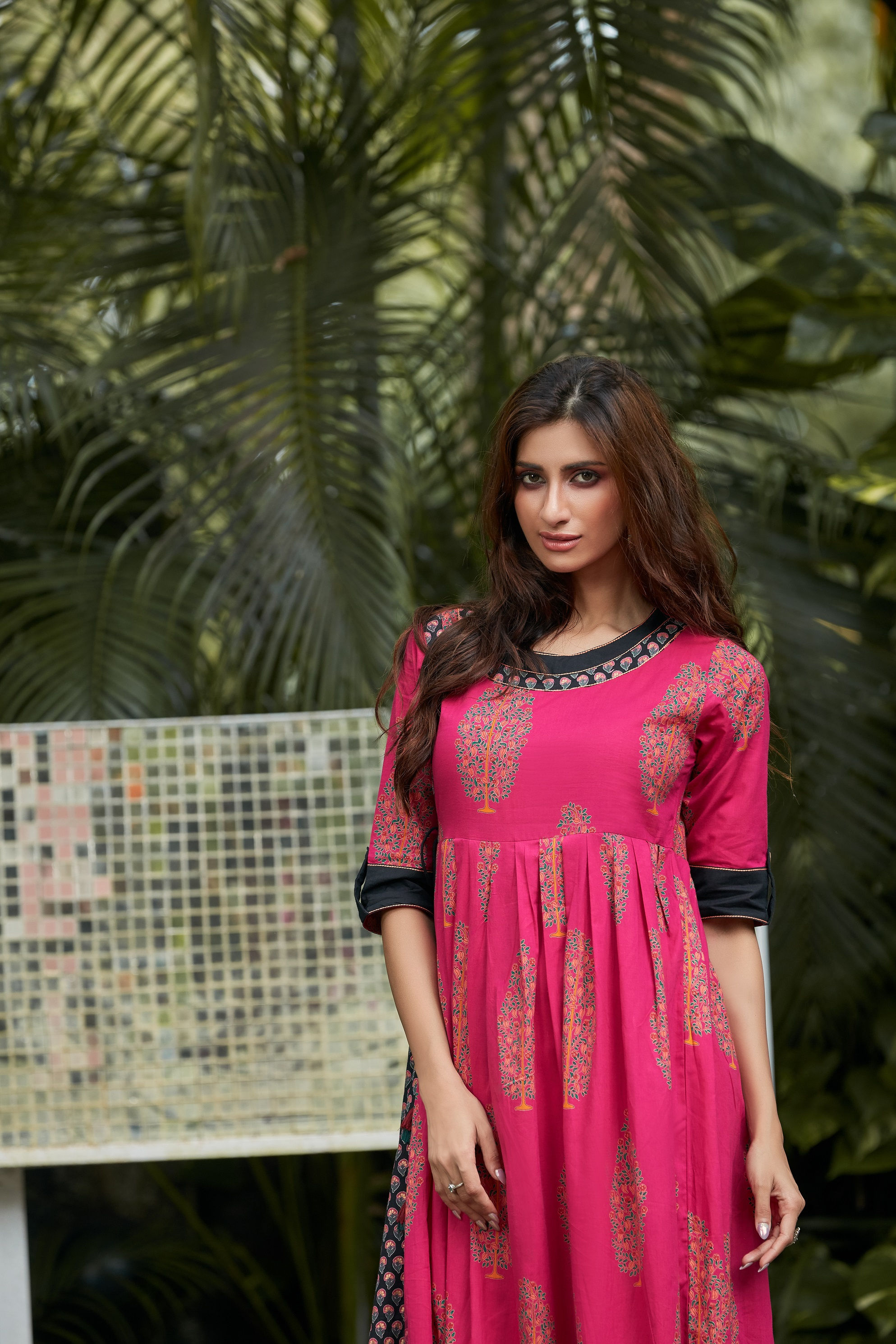 Bloom III || Flared A-line Kurta Dress
