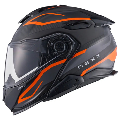 Nexx X. LIFETOUR Pro Mile Neon Grey Modular Helmet – Carbon Fiber