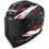 Thumbnail: Rear angle of Suomy Track-1 404 Matte Anthracite/Red Helmet displaying rear exhaust vents, safety certification labels, and a