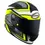 Thumbnail: Side profile of Suomy SR Sport Engine Matte Black/Yellow Helmet highlighting contoured shell, ventilation system, and dynamic
