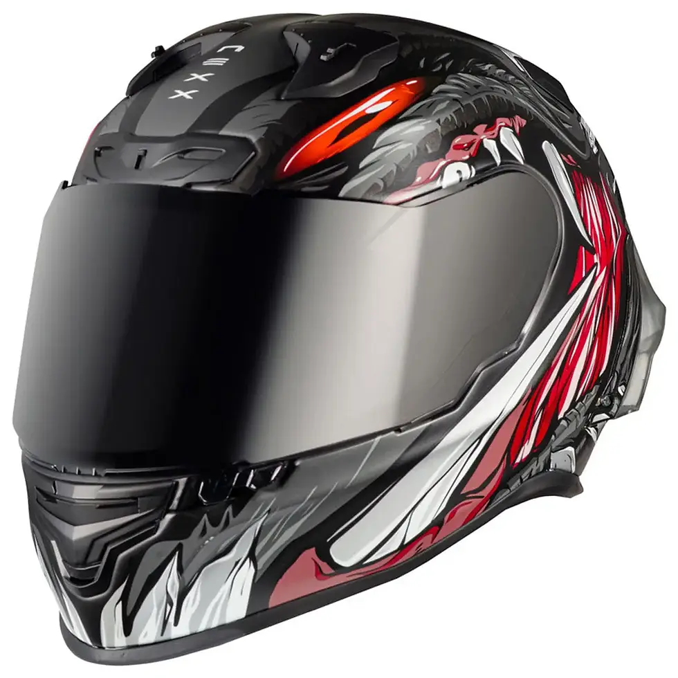 Nexx XR3R Zorga Matte Black Red Full Face FIM Racing Motorcycle Helmet featuring aerodynamic design with DOT and ECE certific