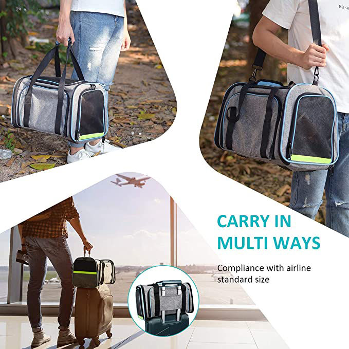 Thumbnail: 4-Side Expandable Pet Carrier – Airline Approved Travel Bag